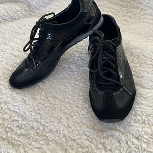 Coach Black Patent Leather Sneakers